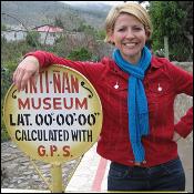 Sam Brown at the Middle of the World